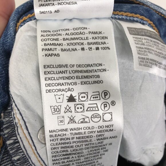 NEW Levi’s Women's 28 Wedgie Icon Fit High Rise Tapered Leg Button Fly Jeans - Picture 9 of 9